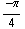 -π/4