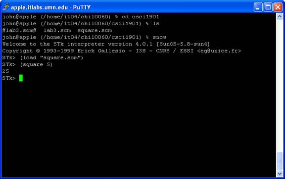PuTTY : Software for your own computer :  : ITS : University of