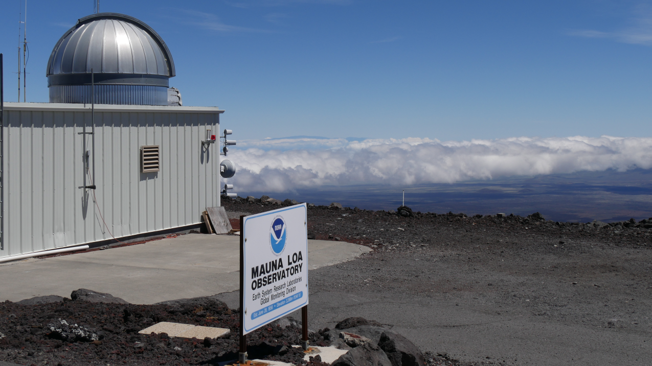 photo of the Mauna Loa Observatory