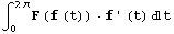 ∫_0^(2π) F (f (t))  f ' (t) t