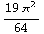 (19 π^2)/64