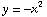 y = -x^2