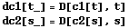 dc1[t_] = D[c1[t], t] dc2[s_] = D[c2[s], s] 