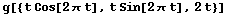 g[{t Cos[2 π t], t Sin[2 π t], 2 t}]